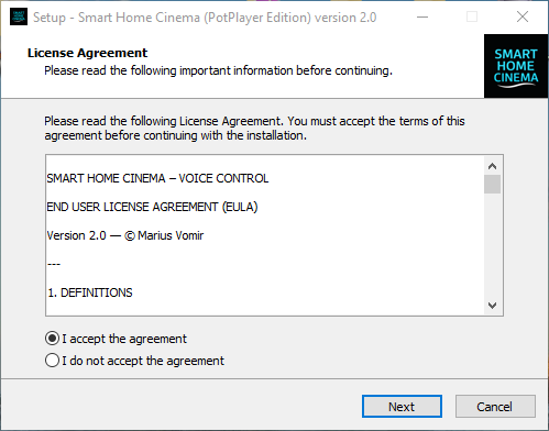 License agreement