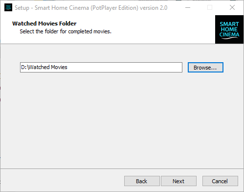 Select Watched Movies folder