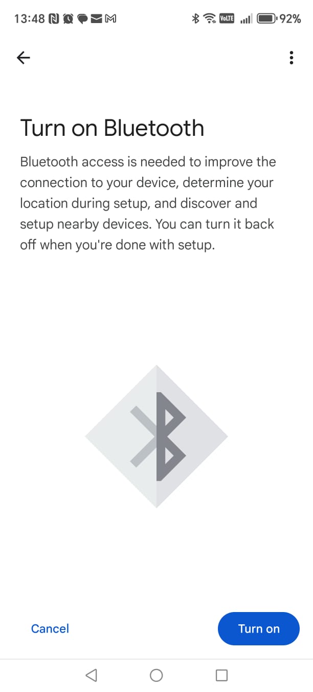 Home address screen