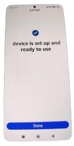 Alexa device setup complete and ready to use