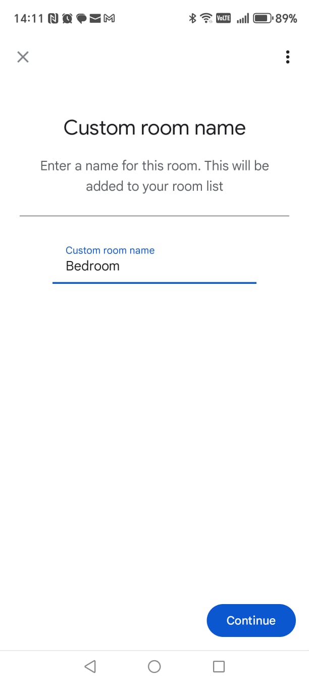Custom room name